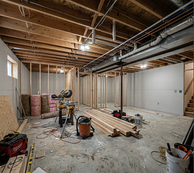 Basement Framing Contractors; Kanata Basement Framing; Legal basement apartment conversion; Sub-floor depressurization rough-in (A 2026 OBC requirement for radon)