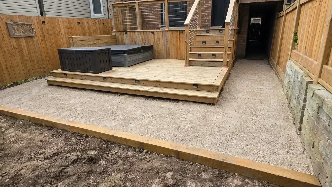 Flagstones patio renovation — photo 5