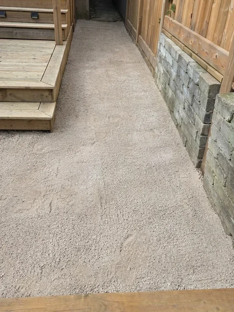Flagstones patio renovation — photo 6