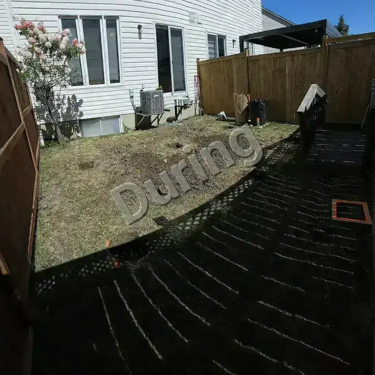 Floating deck with gravel around — photo 8