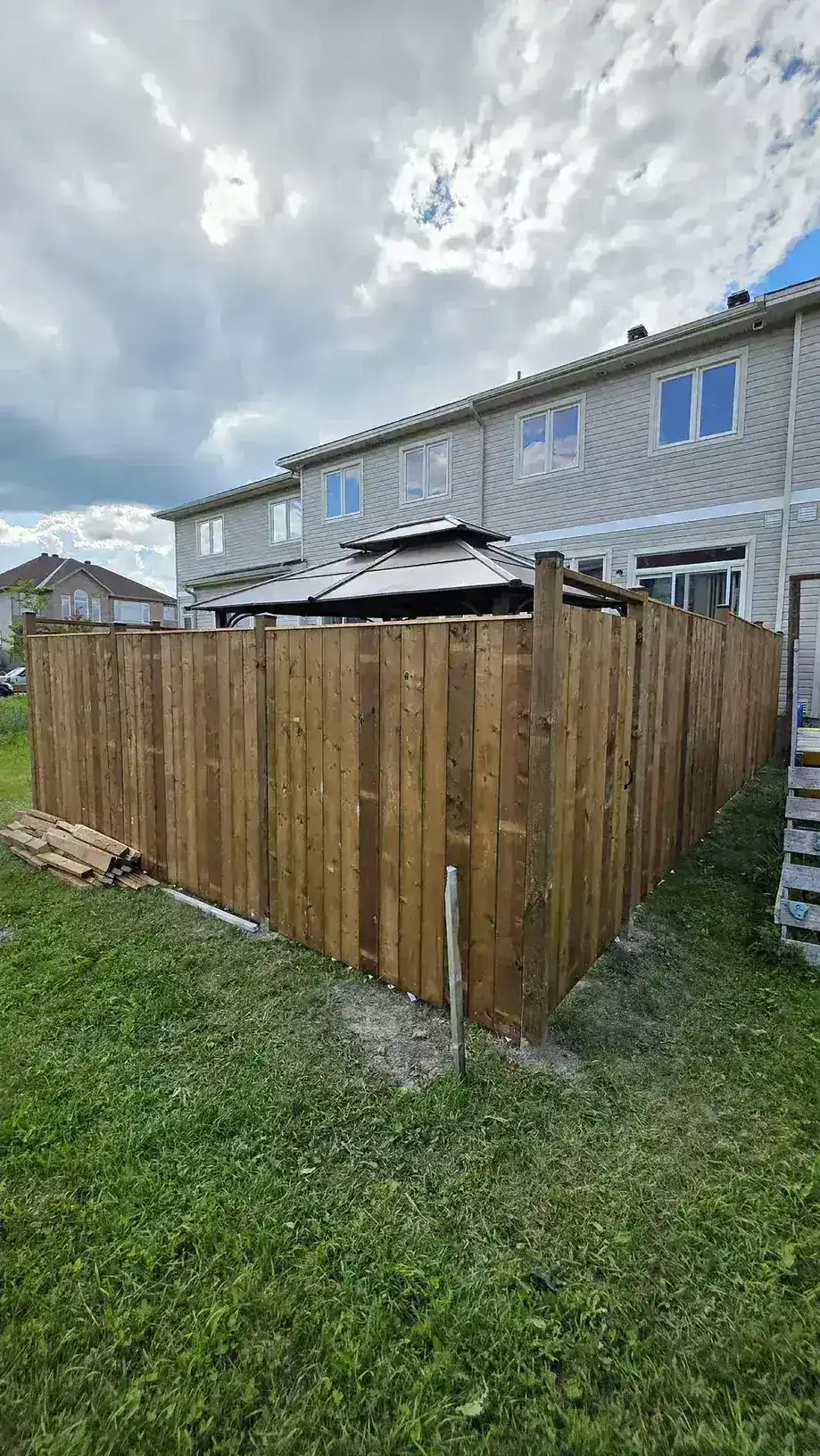 Backyard Privacy Fence in Carleton Place — photo 5