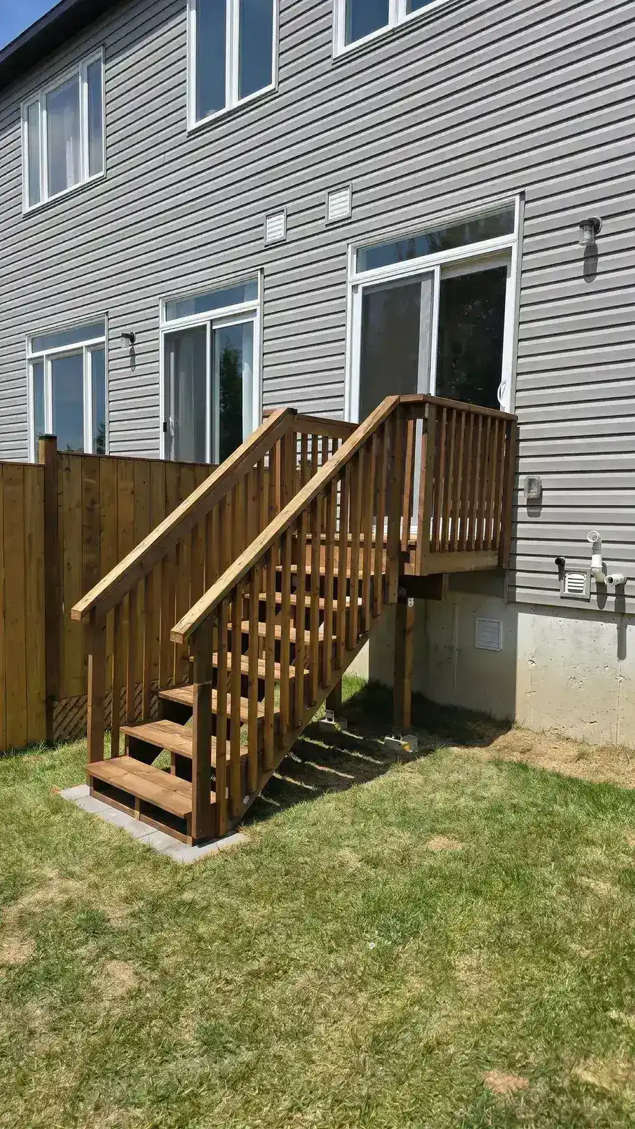 Deck Stairs and Landing in Carleton Place