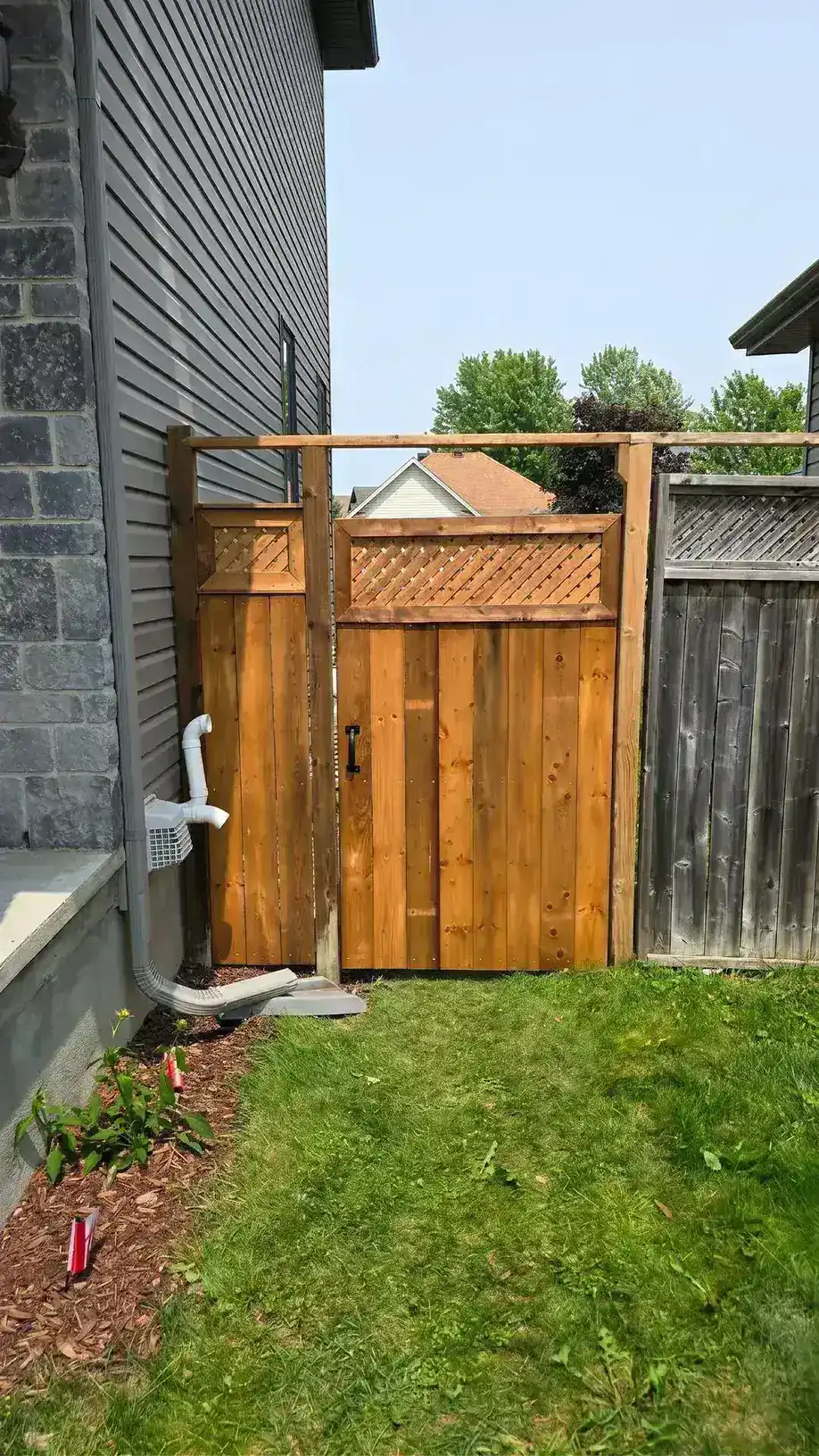 Side-Yard Fence and Gates in Carleton Place