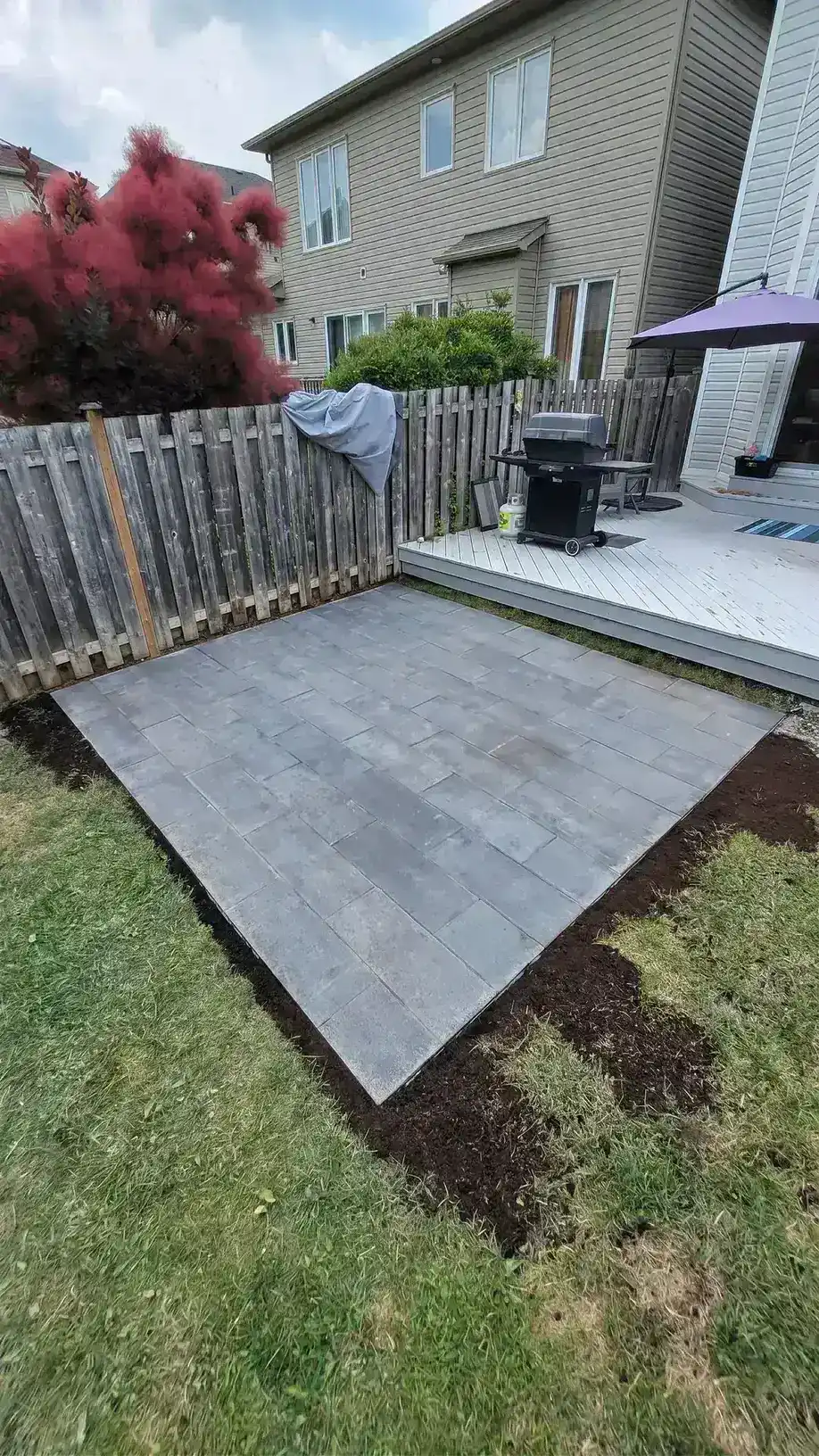 Backyard Patio Pad in Kanata