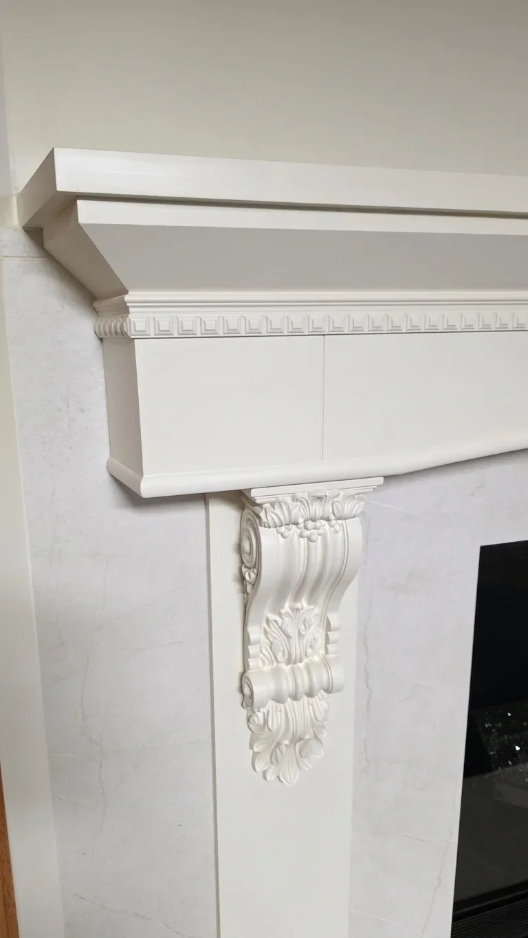 Custom Classic Fireplace Mantel — photo 4